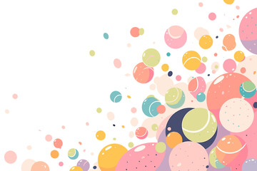 Colorful background with many different colored circles