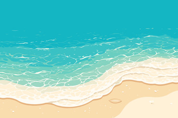 Blue ocean with white waves © Lion