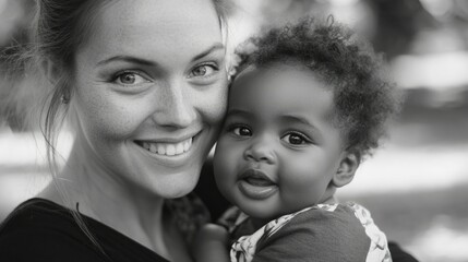 Mother and Baby Smile