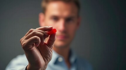 Person Marking Error With Red Marker