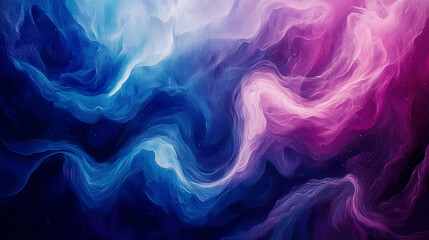 Obraz premium Abstract swirling nebula, vibrant cosmic waves, glowing fantasy stars, soft dreamy gradients 