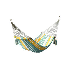 Striped Hammock for Relaxation and Outdoor Leisure