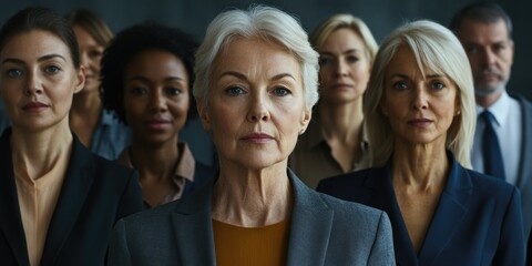 Obraz premium Diverse Business Leaders in a Corporate Setting