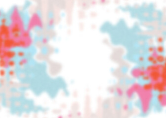 An abstract transparent psychedelic wavy vignette design element overlay.