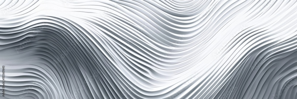 Poster this unique white and gray wavy pattern adds depth to visuals.