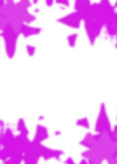 An abstract transparent psychedelic wavy vignette design element overlay.