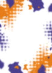 An abstract transparent psychedelic wavy vignette design element overlay.