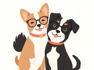 Adorable Dogs Wearing Glasses