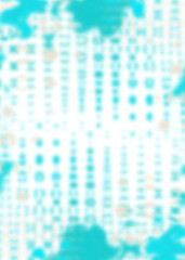 An abstract transparent psychedelic wavy vignette design element overlay.