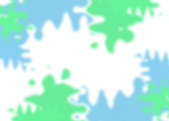 An abstract transparent psychedelic wavy vignette design element overlay.