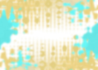 An abstract transparent psychedelic wavy vignette design element overlay.