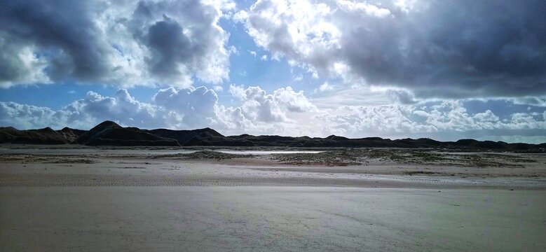 Blick vom Strand Richtung D&uuml;nenlandschaft