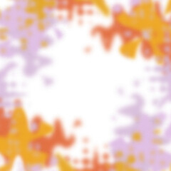 An abstract transparent psychedelic wavy vignette design element overlay.