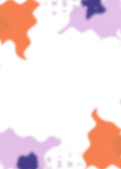 An abstract transparent psychedelic wavy vignette design element overlay.