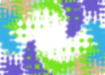 An abstract transparent psychedelic wavy vignette design element overlay.