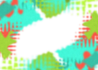 Obraz premium An abstract transparent psychedelic wavy vignette design element overlay.