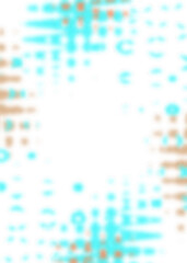 An abstract transparent psychedelic wavy vignette design element overlay.