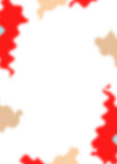 Obraz premium An abstract transparent psychedelic wavy vignette design element overlay.