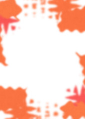 An abstract transparent psychedelic wavy vignette design element overlay.