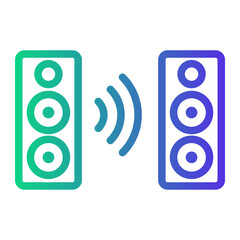 send Line Gradient Icon