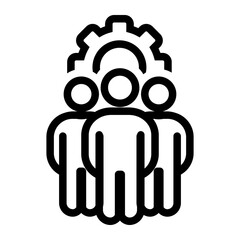 teamwork Line Icon