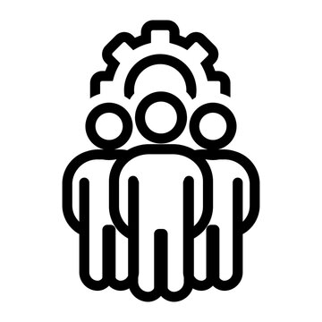 recommend clip art: teamwork Line Icon