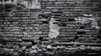 a brick wall with abstrect style 1 