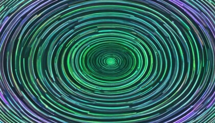 Obraz premium glowing spiral background, hypnotic dimensions, energy vortex, anamorphic illustration, optic ripple, entering a quantum wormhole, interstellar vortex through time, an eerie whirlpool, large cyberar.
