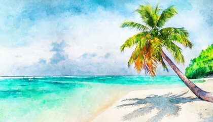 Beautiful exotic landscape of the maldives