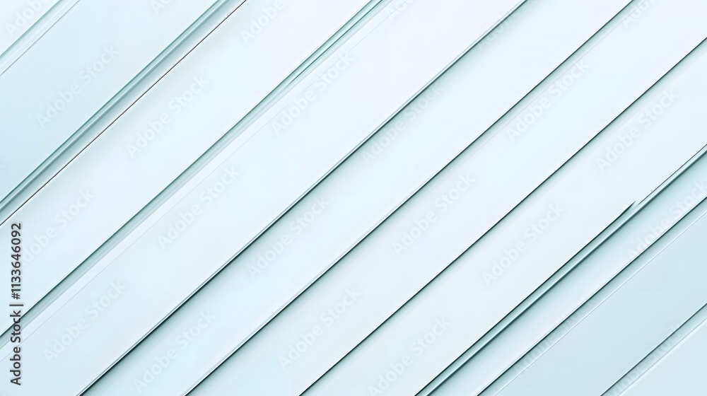Poster abstract diagonal light blue lines pattern background.
