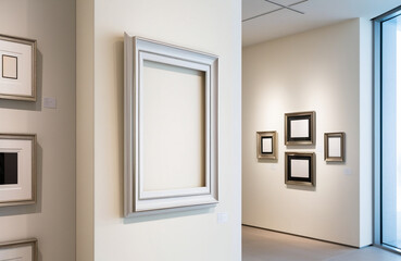 Blank Photo Frame in Gallery Wall