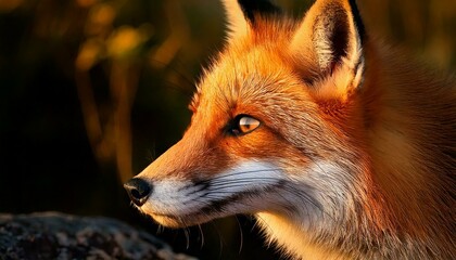 Naklejka premium Red Fox (Vulpes vulpes) Portrait, British Wildlife, UK