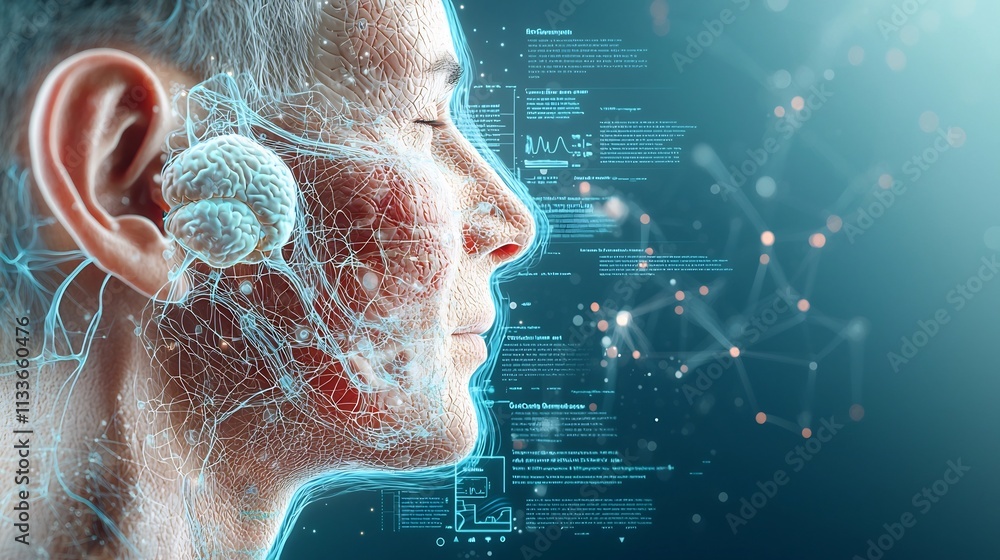 Poster cutting edge ent diagnostics platform with virtual ear nose and throat system highlighting interconn