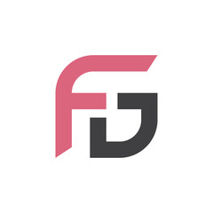 fg Letter symbol icon design. fg initial letter icon, sign of fg letter Icon illustration