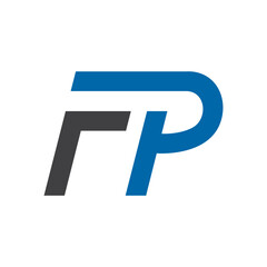 fp letter logo icon design. Sign of fp letter icon design, fp initial illustration