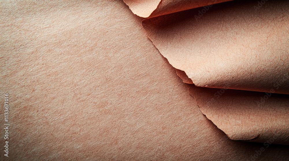 Aufkleber Soft, textured layers of mocha mousse paper provide a warm setting perfect for artistic endeavors, showcasing subtle variations and inviting creativity in crafting and design