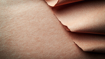 Soft, textured layers of mocha mousse paper provide a warm setting perfect for artistic endeavors, showcasing subtle variations and inviting creativity in crafting and design