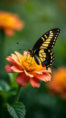 Swallowtail Butterfly on Flower