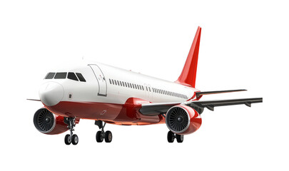 Obraz premium Airplane Isolated on Transparent Background for Design Use