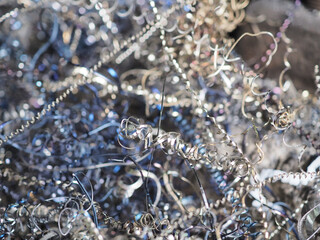 Scrap from grinding and turning