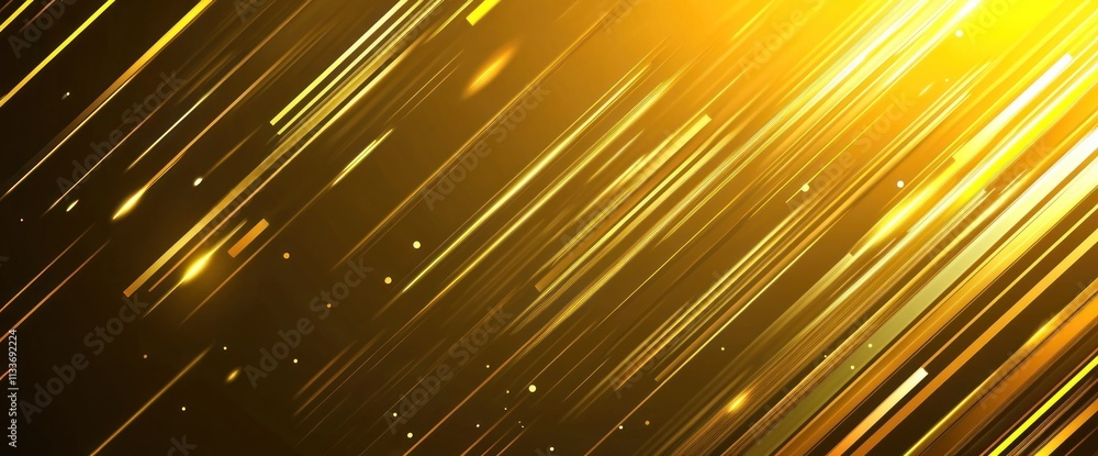 Poster abstract gold diagonal lines background.