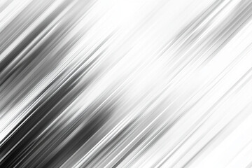 Fototapeta premium Abstract black and white diagonal lines create clean and minimalistic design, evoking sense of motion and elegance. Perfect for modern backgrounds or artistic projects