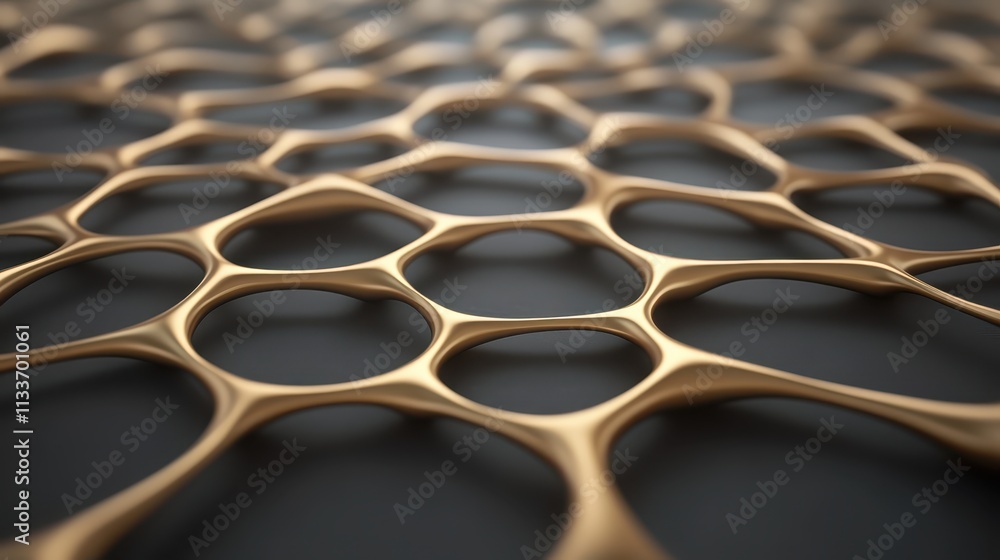 Poster 3d render of intricate metal framework, a complex design for architectural and industrial visualizat