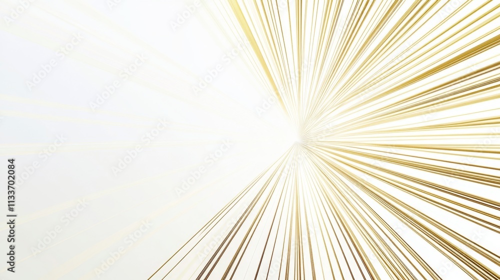 Aufkleber dynamic light rays abstract artwork studio setting digital illustration minimalist style creative pe