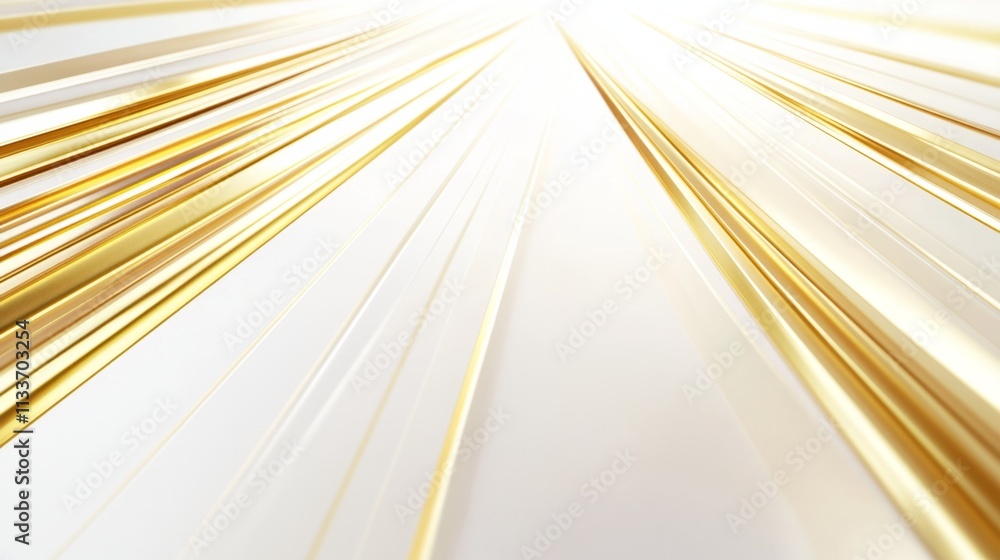 Poster radiant golden light rays abstract background graphic design minimalistic environment dynamic viewpo