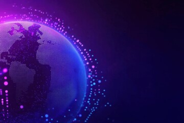 Conceptual imagery of digital connectivity and technology.