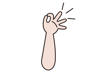 OKのポーズをしている手