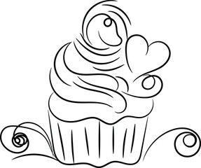 chocolate cake with cherry