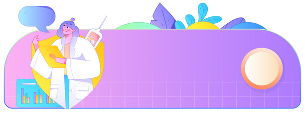 Medical characters fighting the epidemic flat vector concept operation hand drawn illustration
