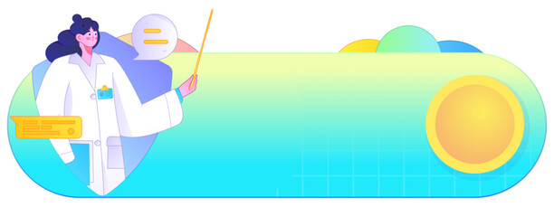 Medical characters fighting the epidemic flat vector concept operation hand drawn illustration
